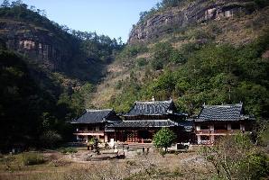 武夷山桃源洞道观天气